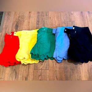 Jcrew Scalloped Shorts